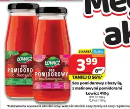 Delfin Lowicz Sos pomidorowy z bazylią oferta