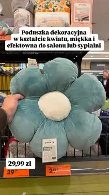 Biedronka Poduszka dekoracyjna w kształcie kwiatu oferta