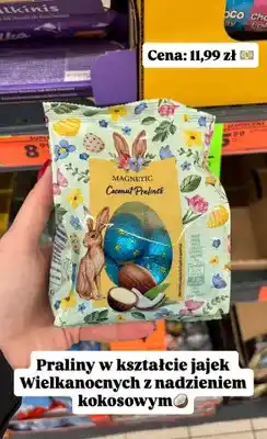 Biedronka Praliny w kształcie jajek z nadzieniem kokosowym oferta