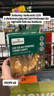 Biedronka Łańcuch solarny LED z dekoracyjnymi żarówkami oferta