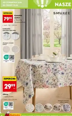 Biedronka Obrus z nadrukiem oferta