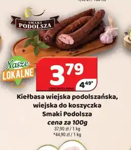 Delfin Kiełbasa wiejska podolszańska Smaki Podolsza oferta