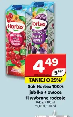 Delfin Hortex Sok 100% jabłko + owoce oferta