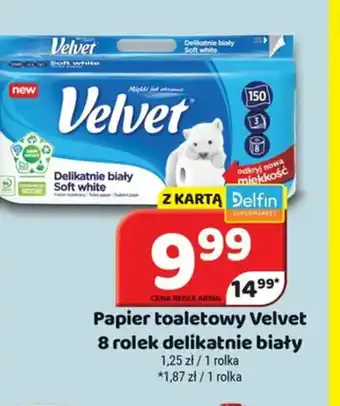 Delfin Papier toaletowy Velvet oferta