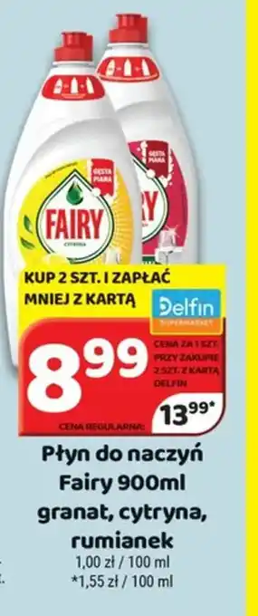 Delfin Płyn do naczyń Fairy oferta