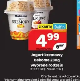 Delfin Bakoma Jogurt kremowy oferta