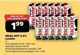 Netto Mleko UHT 3,2% Łaciate oferta