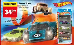 Biedronka Zestaw aut Hot Wheels oferta