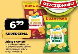 Netto Chipsy o smaku paprykowym, o smaku zielonej cebulki, ziemniaczane solone oferta
