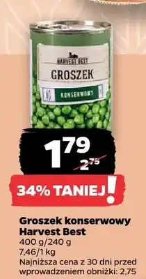 Netto Groszek konserwowy Harvest Best oferta