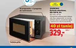 Lidl Kuchenka mikrofalowa SilverCrest oferta