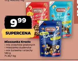 Netto Mieszanka Kresto (mix orzechów prażonych, mieszanka studencka, mix żurawina i orzechy) oferta
