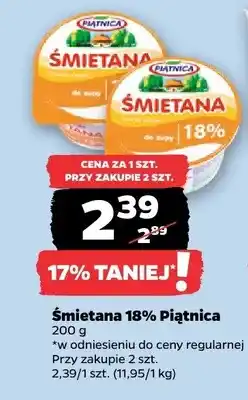 Netto Śmietana 18% oferta
