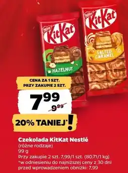 Netto Czekolada KitKat (różne rodzaje) oferta
