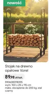 Castorama Stojak na drewno opałowe Vorel oferta