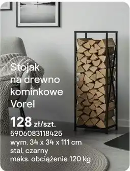 Castorama Stojak na drewno kominkowe oferta