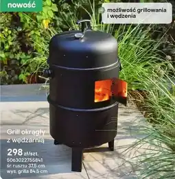 Castorama Grill okrągły z wędzarnią oferta