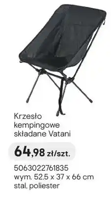 Castorama Krzesło kempingowe składane Vatani oferta