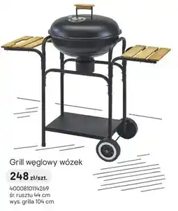 Castorama Grill węglowy wózek oferta