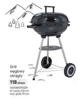 Castorama Grill węglowy okrągły oferta