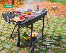 Castorama Grill węglowy dwustronny Stockton oferta