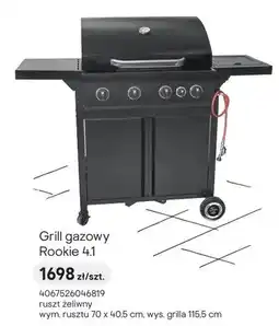 Castorama Grill gazowy Rookie 4.1 oferta