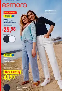 Lidl Jeansy damskie Esmara oferta