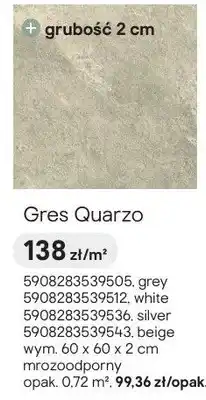 Castorama Gres Quarzo beige oferta