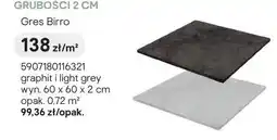 Castorama Gres Birro graphit i light grey oferta