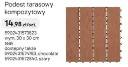 Castorama Podest tarasowy kompozytowy oferta