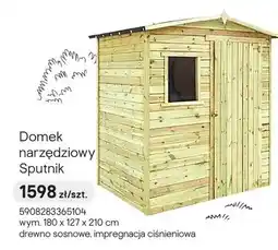 Castorama Domek narzędziowy Sputnik oferta