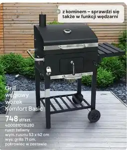 Castorama Grill węglowy wózek Komfort Basic oferta