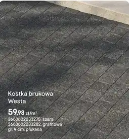 Castorama Kostka brukowa Westa szara oferta