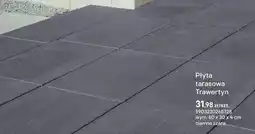 Castorama Płyta tarasowa Trawertyn ciemna szara oferta
