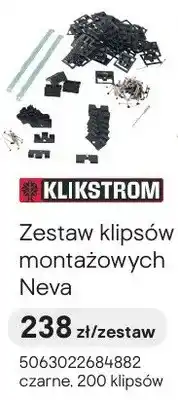 Castorama Zestaw klipsów montażowych Neva czarne oferta