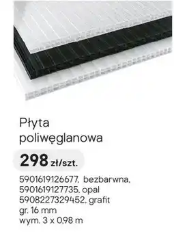 Castorama Płyta poliwęglanowa oferta