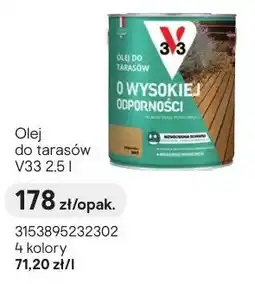Castorama Olej do tarasów V33 oferta