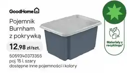 Castorama Pojemnik z pokrywką poj. 15l szary dostępne inne pojemności i kolory oferta