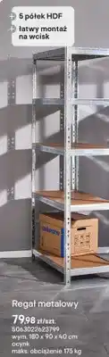 Castorama Regał metalowy ocynk oferta