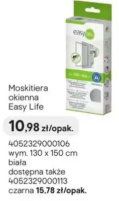 Castorama Moskitiera okienna wym. 130 x 150 cm biała oferta