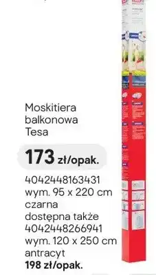 Castorama Moskitiera balkonowa wym. 120 x 250 cm antracyt oferta