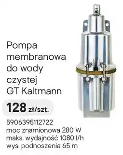 Castorama Pompa membranowa do wody czystej oferta