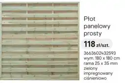 Castorama Płot panelowy prosty oferta