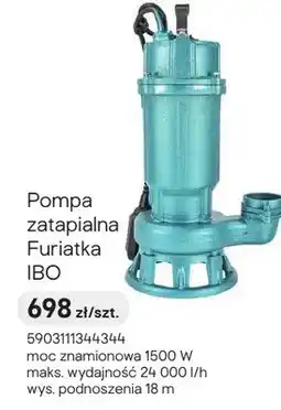 Castorama Pompa zatapialna Furiatka IBO oferta