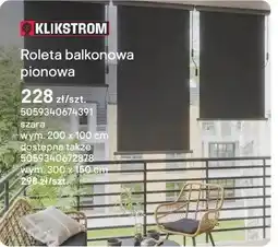 Castorama Roleta balkonowa pionowa oferta