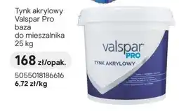 Castorama Tynk akrylowy Valspar Pro baza do mieszalnika oferta