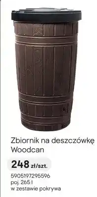 Castorama Zbiornik na deszczówkę Woodcan oferta