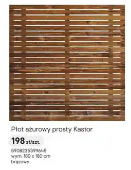 Castorama Płot płot ażurowy prosty Kastor oferta