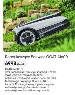 Castorama Robot koszący Ecovacs GOAT A1600 oferta