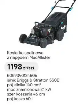 Castorama Kosiarka spalinowa z napędem MacAllister oferta